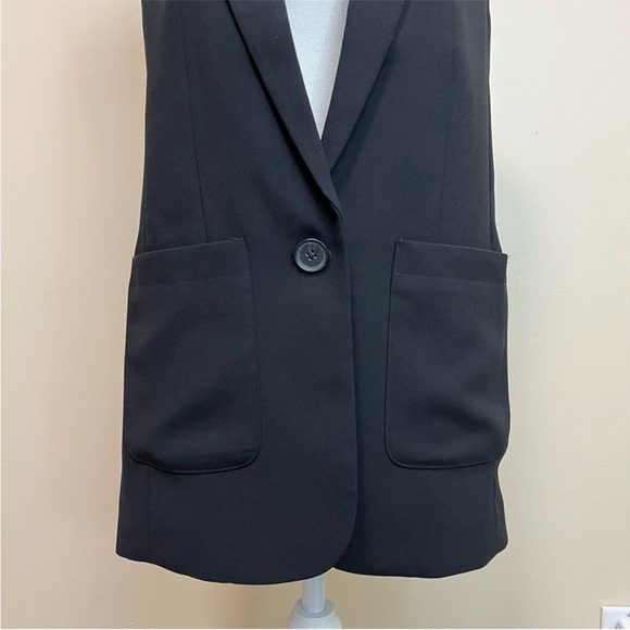 Express Single Button Sleeveless Blazer - Picture 4 of 12